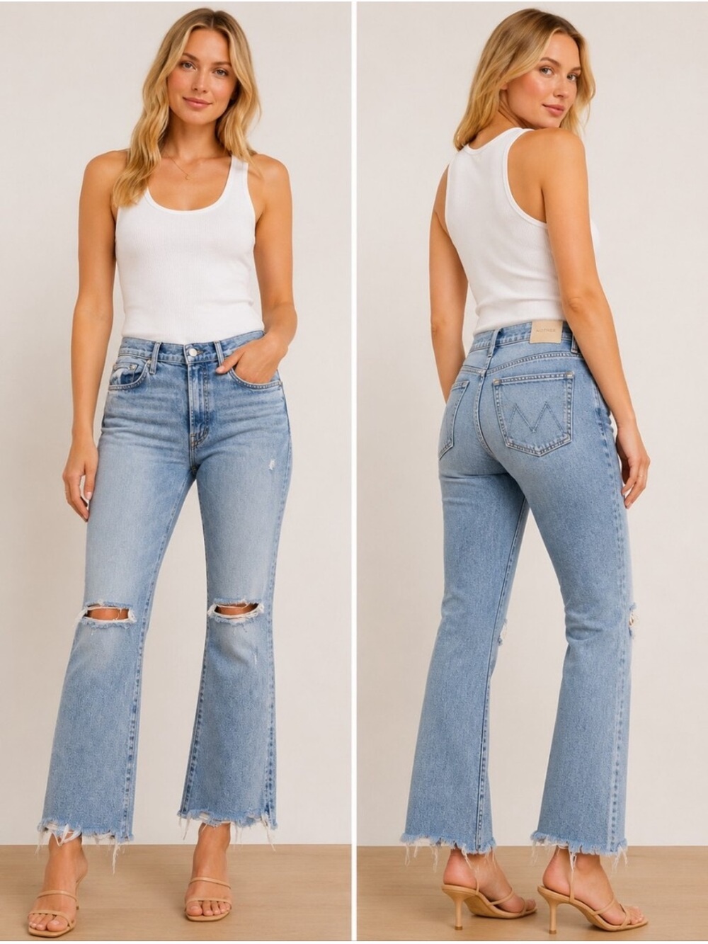 EUC MOTHER Hustler Ankle Chew Jeans